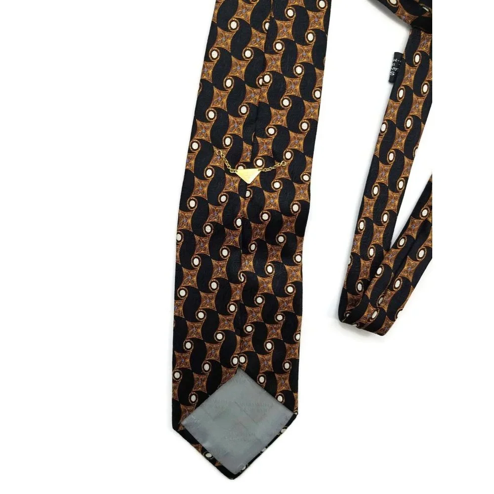 Vitaliano Pancaldi‎ 100% Silk Multi-Color Made in Italy Abstract Men's Neck Tie